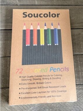 Soucolor 72 Colored Pencils. Never Opened